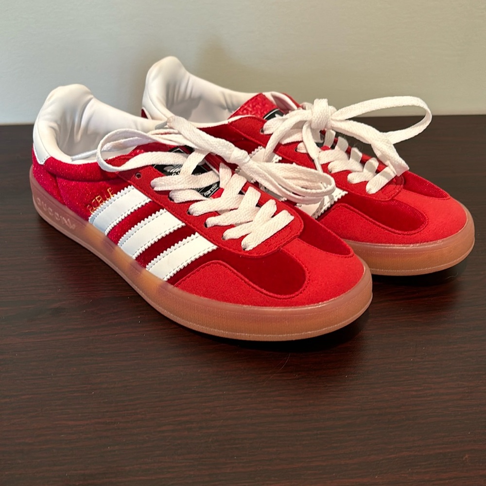 Designer Like Gucci Red Sneakers